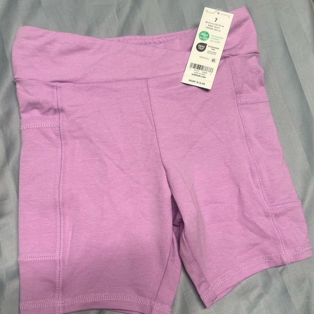 OshKosh B'gosh Lavender Bike Shorts